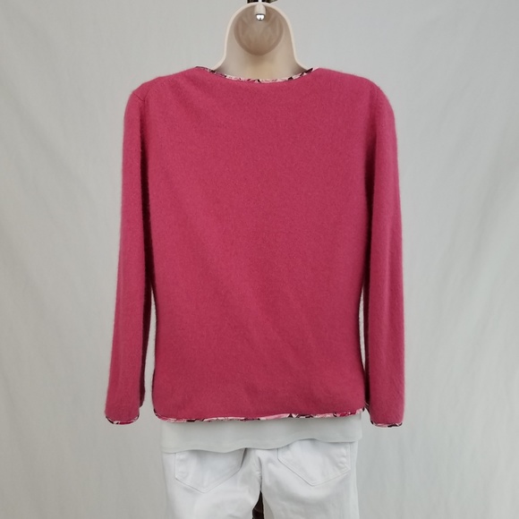 Banana Republic cardigan floral lining pink XL - Picture 2 of 7